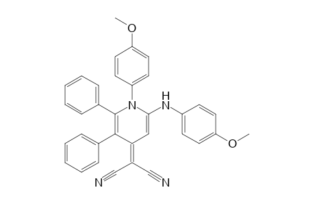 [1-(4-Methoxyphenyl)-2-(4-methoxyphenylamino)-5,6-diphenyl-4(1H)-pyridinylidene]propanedinitrile