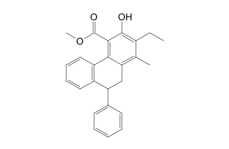 Methyl 3-Hydroxy-2-ethyl-1-methyl-9-phenyl-9,10-dihydro-phenanthrene-4-carboxylate