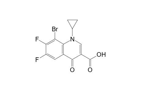 8-Bromo-1-cyclopropyl-6,7-difluoro-1,4-dihydro-4-oxo-3-quinolinecarboxylic acid