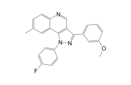 1-(4-fluorophenyl)-3-(3-methoxyphenyl)-8-methyl-1H-pyrazolo[4,3-c]quinoline