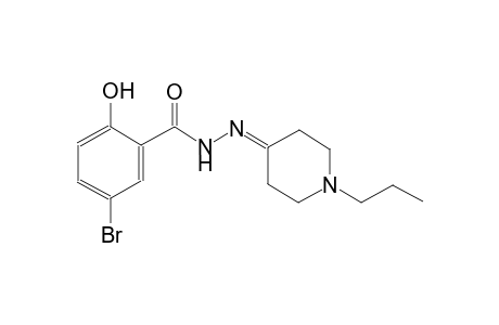 5-bromo-2-hydroxy-N'-(1-propyl-4-piperidinylidene)benzohydrazide