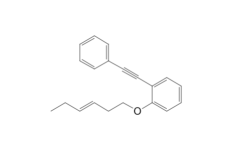 (E)-1-(2'-Phenylethynyl)-2-[(3'-hexenyl)oxy]benzene