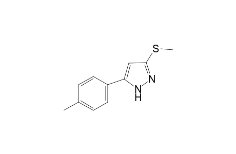 5-(4-Methylphenyl)-3-(methylsulfanyl)-1H-pyrazole