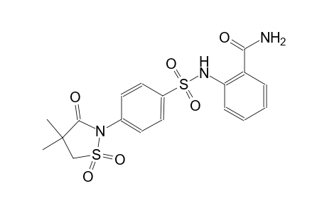 benzamide, 2-[[[4-(4,4-dimethyl-1,1-dioxido-3-oxo-2-isothiazolidinyl)phenyl]sulfonyl]amino]-