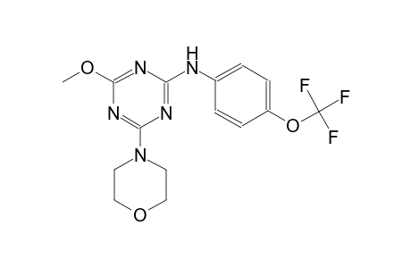 N-[4-methoxy-6-(4-morpholinyl)-1,3,5-triazin-2-yl]-N-[4-(trifluoromethoxy)phenyl]amine