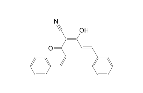2,4-Pentadienenitrile, 3-hydroxy-2-(1-oxo-3-phenyl-2-propenyl)-5-phenyl-