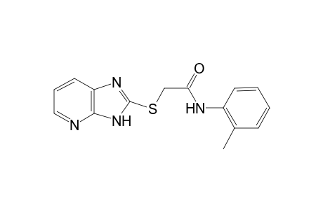 2-(3H-imidazo[4,5-b]pyridin-2-ylsulfanyl)-N-(2-methylphenyl)acetamide