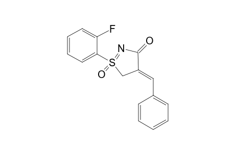 (Z)-4-Benzylidene-1-(2-fluorophenyl)-4,5-dihydro-3H-1.lambda.6-isothiazol-3-one-1-oxide