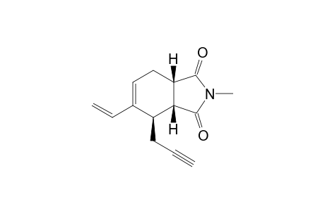 (rel-3aR,4R,7aS)-2-methyl-4-(prop-2-ynyl)-5-vinyl-3a,4,7,7a-tetrahydro-1H-isoindole-1,3(2H)-dione