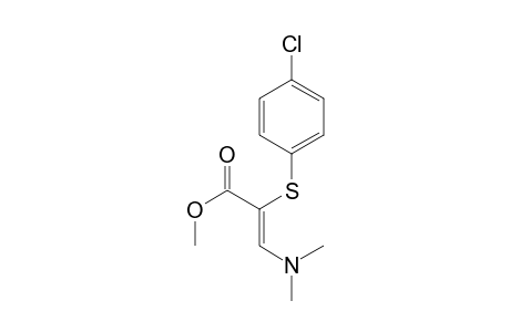 Methyl (Z)-2-(4-chlorophenylthio)-3-(dimethylamino)acrylate