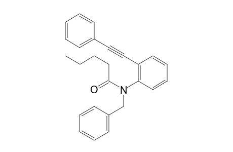 N-benzyl-N-(2-(phenylethynyl)phenyl)pentanamide