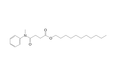 Succinic acid, monoamide, N-methyl-N-phenyl, undecyl ester