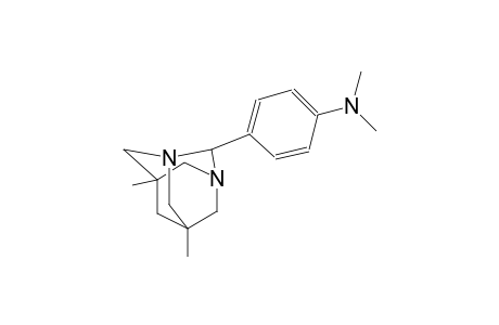 benzenamine, 4-(5,7-dimethyl-1,3-diazatricyclo[3.3.1.1~3,7~]dec-2-yl)-N,N-dimethyl-