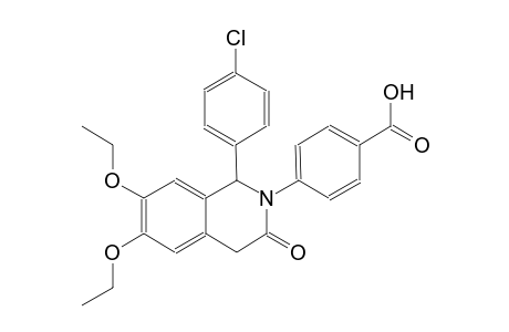 4-(1-(4-chlorophenyl)-6,7-diethoxy-3-oxo-3,4-dihydro-2(1H)-isoquinolinyl)benzoic acid