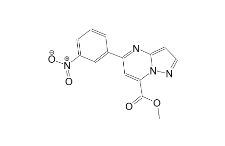pyrazolo[1,5-a]pyrimidine-7-carboxylic acid, 5-(3-nitrophenyl)-, methyl ester