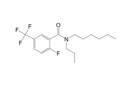 Benzamide, 2-fluoro-5-trifluoromethyl-N-propyl-N-hexyl-