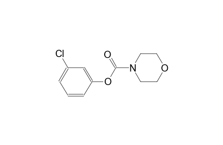 4-morpholinecarboxylic acid, 3-chlorophenyl ester