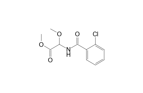 Acetic acid, [(2-chlorobenzoyl)amino]methoxy-, methyl ester