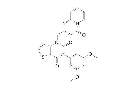 3-(3,5-dimethoxyphenyl)-1-[(4-oxo-4H-pyrido[1,2-a]pyrimidin-2-yl)methyl]thieno[3,2-d]pyrimidine-2,4(1H,3H)-dione