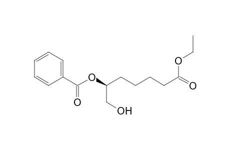 Ethyl 6(S)-(benzoyloxy)-7-hydroxyheptanoate