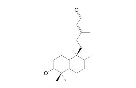 3-XI-HYDROXY-5(10),13E-HALIMADIEN-15-AL