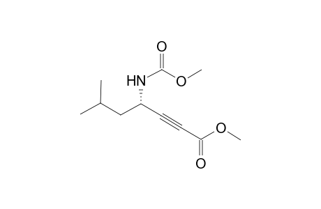 (S)-Methyl 4-(methoxycarbonylamino)-6-methyl-2-heptynoate
