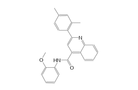 2-(2,4-dimethylphenyl)-N-(2-methoxyphenyl)-4-quinolinecarboxamide