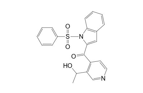 1H-Indole, 2-[[3-(1-hydroxyethyl)-4-pyridinyl]carbonyl]-1-(phenylsulfonyl)-