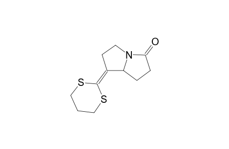 7-(1,3-dithian-2-ylidene)-2,5,6,8-tetrahydro-1H-pyrrolizin-3-one
