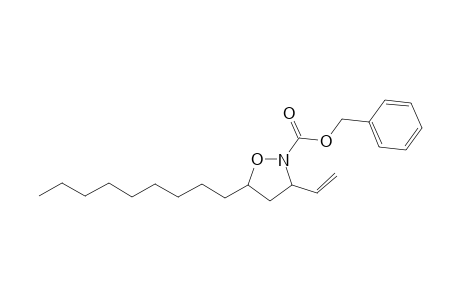 (3R*,5R*)-5-Nonyl-3-vinylisoxazolidine-2-carboxylic Acid Benzyl Ester