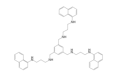 N-[[3,5-bis[[3-(1-naphthalenylamino)propylamino]methyl]phenyl]methyl]-N'-(1-naphthalenyl)propane-1,3-diamine