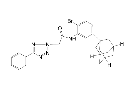 N-(5-adamantan-1-yl-2-bromo-phenyl)-2-(5-phenyl-tetrazol-2-yl)-acetamide