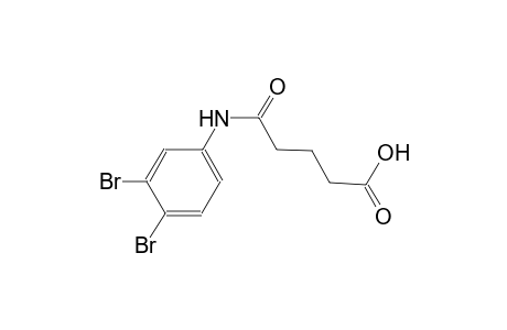 5-(3,4-dibromoanilino)-5-oxopentanoic acid
