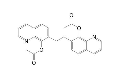 1,2-Bis(8-acetoxyquinolin-7-yl)ethane