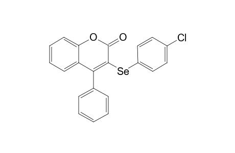 3-(4-Chlorophenylselanyl)-4-phenyl-2H-chromen-2-one