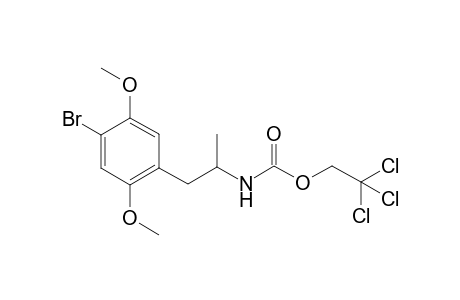 2,2,2-trichloroethyl 1-(4-bromo-2,5-dimethoxyphenyl)propan-2-ylcarbamate
