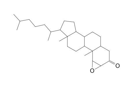 1,2-Epoxycholestan-3-one