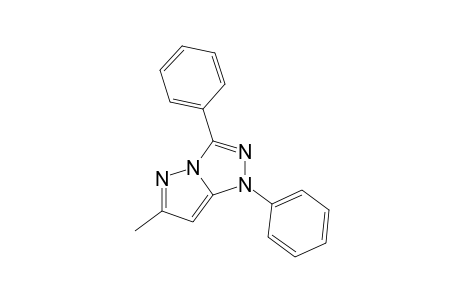 1,3-diphenyl-6-methyl-1H-pyrazolo[5,1-c]-s-triazole