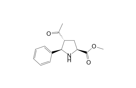 (2S,4R,5R)-Methyl 4-acetyl-5-phenylpyrrolidine-2-carboxylate
