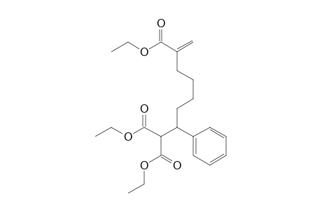 2-Phenyl-7-octene-1,1,7-tricarboxylic acid triethyl ester