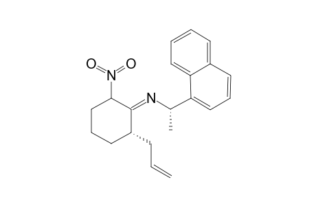 2-[S-(1-Naphthyl)ethylimino]-3S-2-propenyl-1-nitrocyclohexane