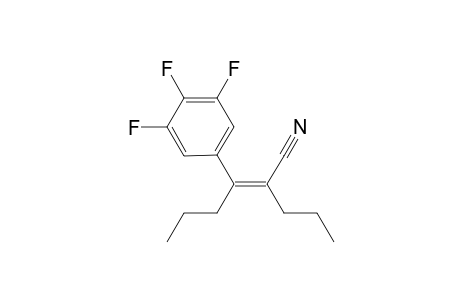(Z)-3-(3,4,5-trifluorophenyl)-2-propylhex-2-enenitrile