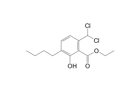 Ethyl 6-dichloromethyl-2-hydroxy-3-butylbenzoate