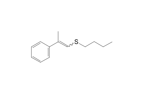 Butyl(2-phenylprop-1-en-1-yl)sulfane