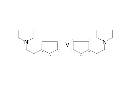 Vanadium, bis[1-(2-cyclopentadienylethyl)pyrrolidine]
