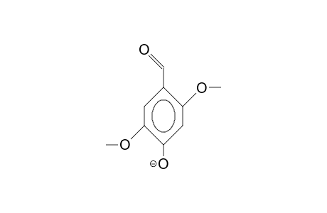 4-Hydroxy-2,5-dimethoxy-benzaldehyde anion