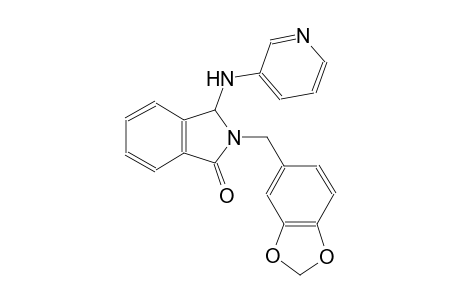 1H-isoindol-1-one, 2-(1,3-benzodioxol-5-ylmethyl)-2,3-dihydro-3-(3-pyridinylamino)-