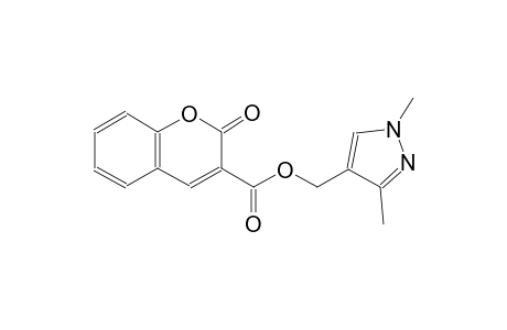(1,3-dimethyl-1H-pyrazol-4-yl)methyl 2-oxo-2H-chromene-3-carboxylate