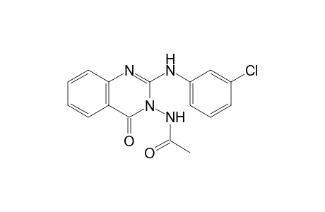 N-{4-Oxo-2-[( 3'-chlorophenyl)amino]-4H-quinazolin-3-yl}acetamide