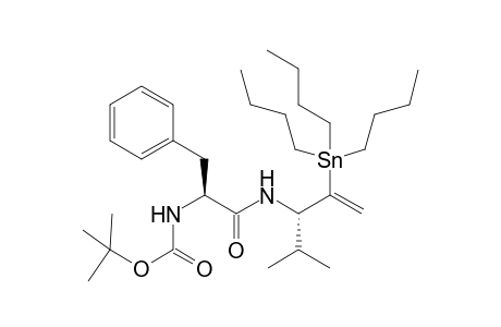 {(S)-1-[(E)(S)-1-Isopropyl-3-tributylstannylallylcarbomoyl)-2-phenylethyl}carbamic acid t-butyl ester
